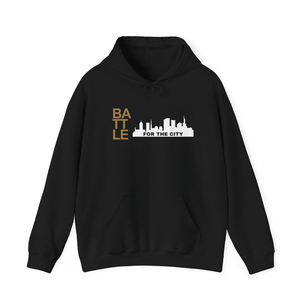 Hoodie — "Battle for the City" Arch Logo Pullover (EST 2023)