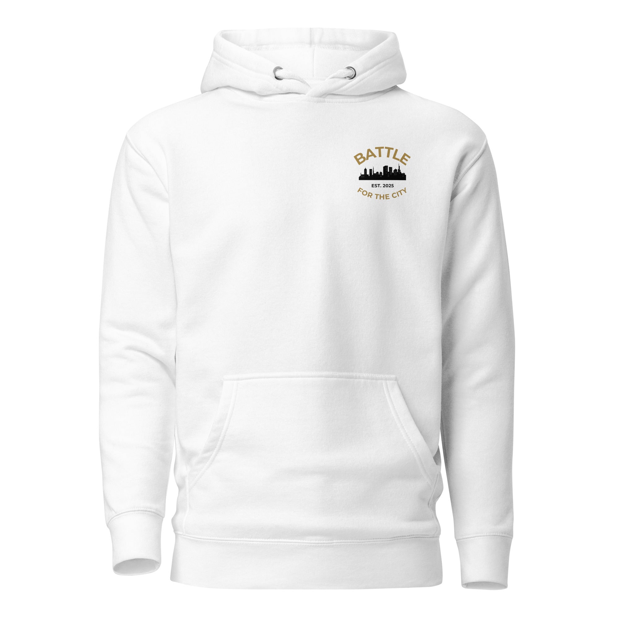 Battle for the City Unisex Hoodie (White)